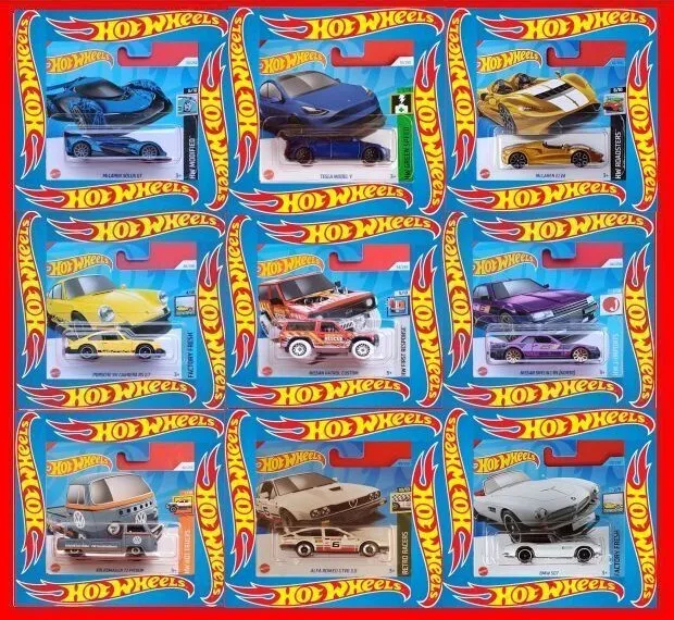 HOT WHEELS 2017 bis 2024 aussuchen,   250 verschiedene Modelle NEU&OVP