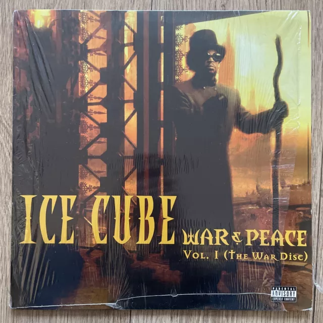 Ice Cube - War And Peace Vol 1 War Disc Rap OG 2x Vinyl LP 1998 1st UK Press NM