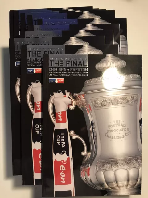 2009 FA Cup Final Programme Chelsea v Everton x 10 Copies collection bundle