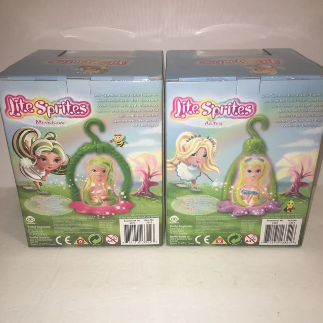 WOWWEE LITE SPRITES Meadow & Astrid Sprite Figure with Forest Pod NIB £ ...