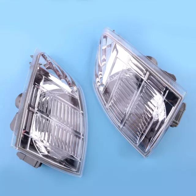 Clear Corner Lights Turn Signal Lamps Pair Fit For Nissan X-Trail T30 2001-2007