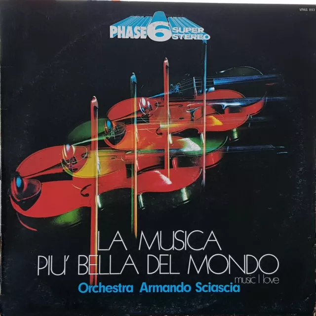 Orchestra Armando Sciascia – La Musica Piu' Bella Del Mondo - 1971 LP Record