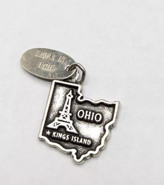 Sterling Silver 925 Ohio State Kings Island Souvenir Charm