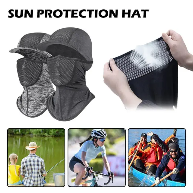 Protection solaire couvre-chef nylon masque cyclisme respirant``
