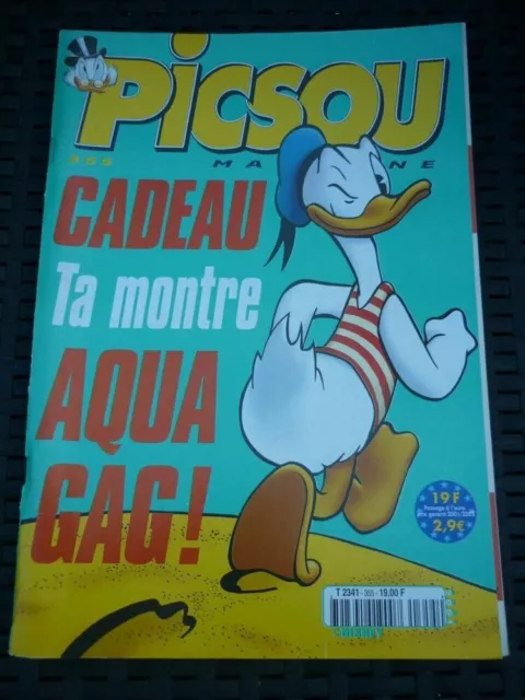 PICSOU MAGAZINE N°355 /Disney Hachette Presse 08-2001