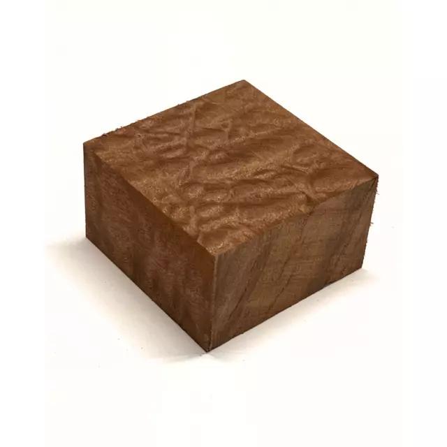 Gesteppt Lockig Sapeli Holz Schüssel Leer / Drehmeißel Quadratisch Holz Block -