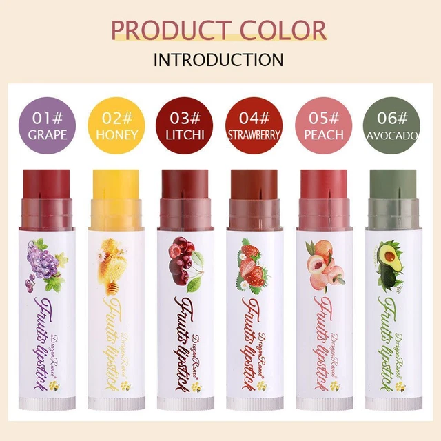 à lèvres changeant de couleur Longue tenue Rouge à lèvres aux fruits Hydratant 2