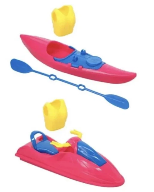 Barbie Doll Kayak & jetski with life jacket