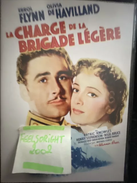 LA CHARGE DE LA BRIGADE LÉGÈRE avec Errol FLYNN et Olivia DE HAVILLAND DVD