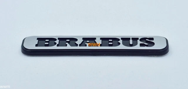 Personalizzazione Smart Brabus Stemmi Auto Smart Brabus LyTTuu - Adesivi 3D Nero, Decorazione Carrozzeria Lettere Alfabeto Per Carrozzeria - 11