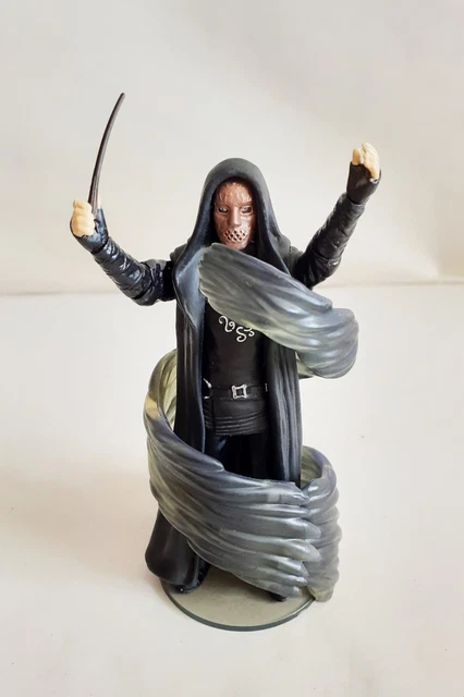 Harry Potter Loose Death Eater Figure & Wand Bronze Face V2 Order of the Phoenix