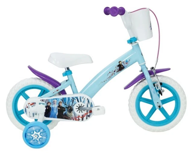 HUFFY FROZEN KIDS 12" Bike Girls Disney Bicycle w Stabilisers Calliper