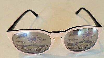 Pink Frame Vintage Michele Lamy Translucent Palm Trees Rick Owens Sunglasses