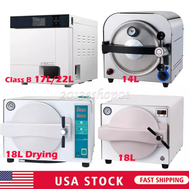 22L 18L 14L Dental Autoclave Steam Sterilizer/Class B Sterilization with Printer