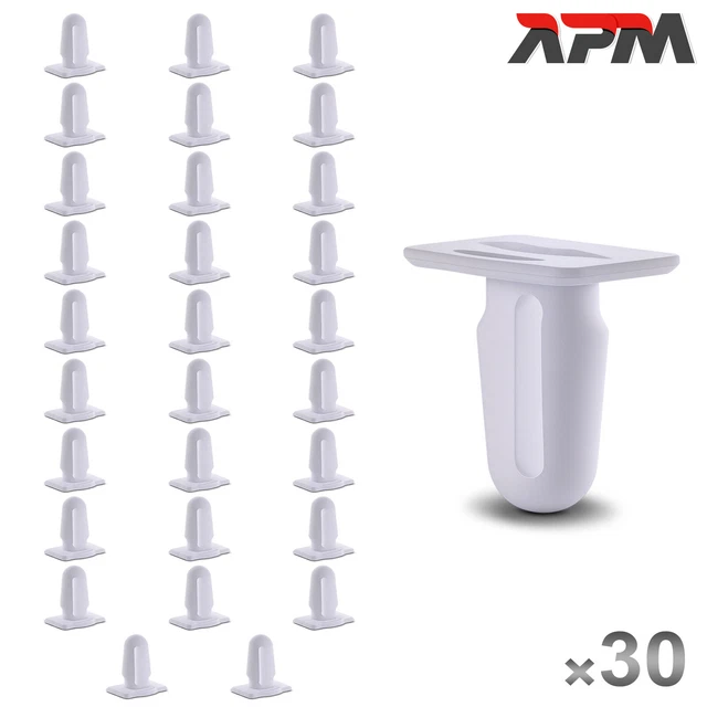 Clip Portiera Auto BMW - 50 Pezzi Ricambio Nylon Per E30 E36 E39 E46 Modelli