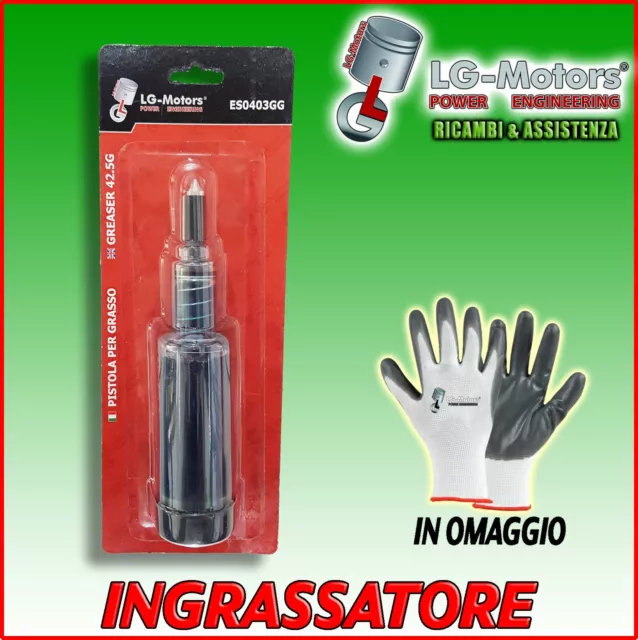 1 x Ingrassatore con Grasso per Catena Motosega Barra di Guida Pignone