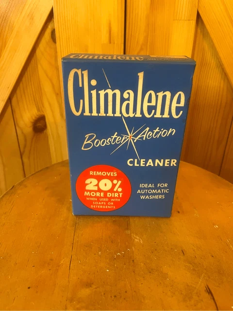 Vintage Climalene booster action cleaner, sealed
