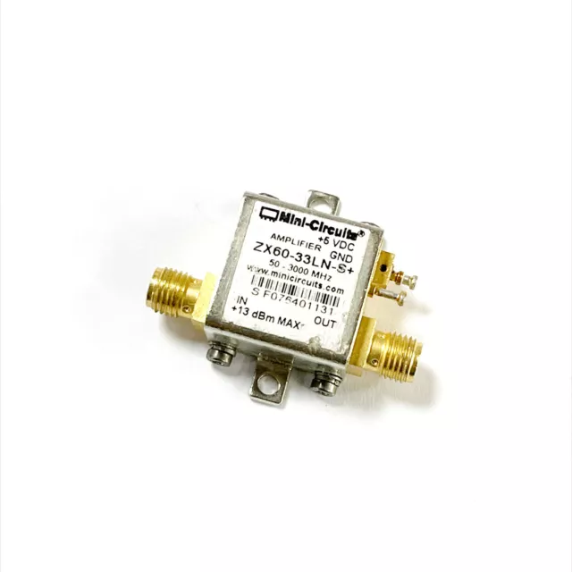 Mini-Circuits ZX60-33LN-S+ 50-3000MHz SMA RF Low Noise Amplifier