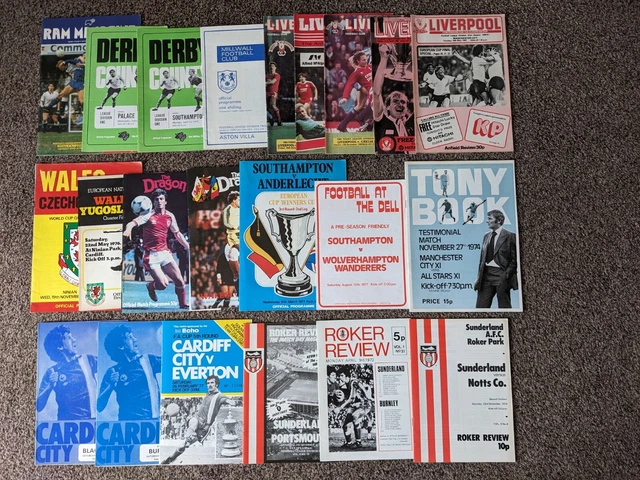 FOOTBALL PROGRAMME COLLECTION x 22. Very Good. LOOK !! £5.99 - PicClick UK