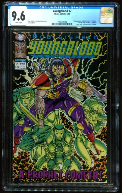 Youngblood 2 Cgc 9.6  1St App Shadowhawk & Prophet Image