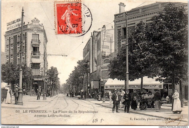 94 LE PERREUX - place de la republique et avenue Ledru Rollin
