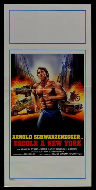 locandina ERCOLE A NEW YORK arnold schwarzenegger stang keren loomis L171