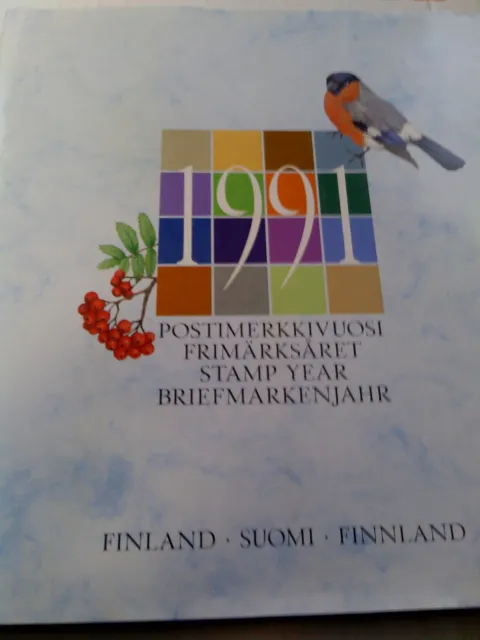 Finnland Suomi Briefmarkenjahr 1991 -Briefmarken Spiegel ihrer Zeit - Album