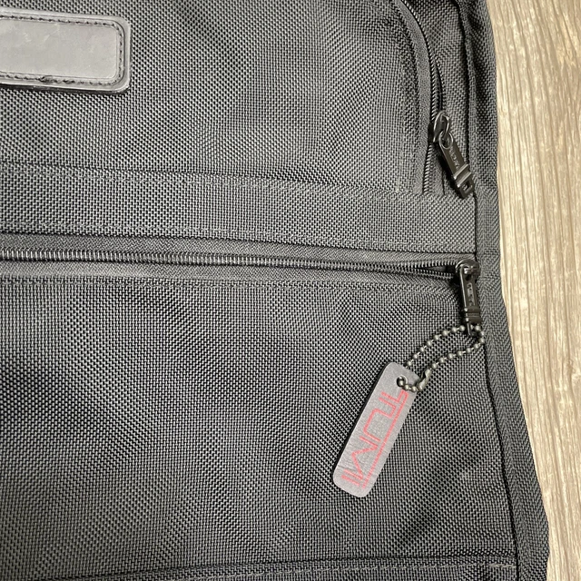 Tumi Alpha Ballistic Nylon Slim Laptop Bag Black Removable Sleeve 12