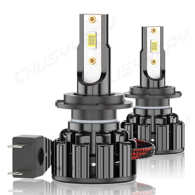 XWQHJW V4 PLUS LED Headlight & Fog Light Bulb Kit - 6000K White, 6 Bulbs For BMW 323i/328i/335i/340i XDrive