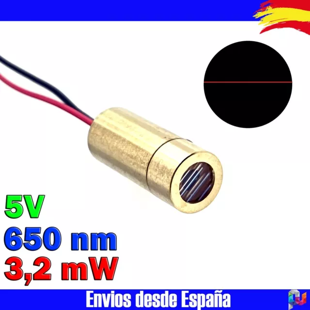 650nm 3,2 mW Rojo Laser Linea Laser Line Module 5V