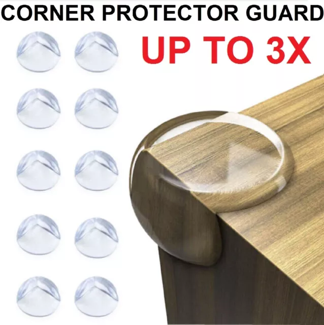 Desk Edge Soft Protectors Table Corner Cushion Baby Child Safety Guard Clear AU