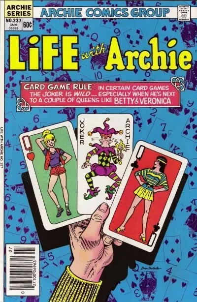 LIFE WITH ARCHIE #237 F/VF, Newsstand, Archie Comics 1983 Stock Image