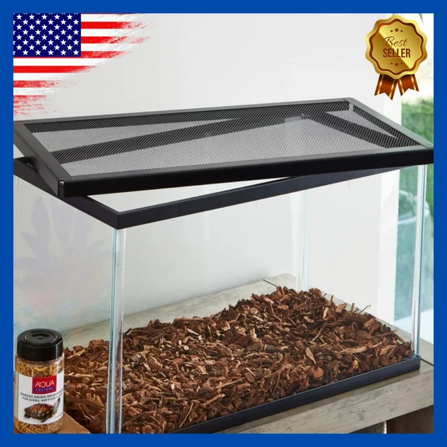HEAVY DUTY WIRE MESH Fish Tank Cover Aquarium Screen Cover for 10 - Gallon Tank*
