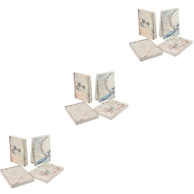 4 Sets von Scrapbooking Papers DIY Craft Papers Dekorative Papiere Journalpapier