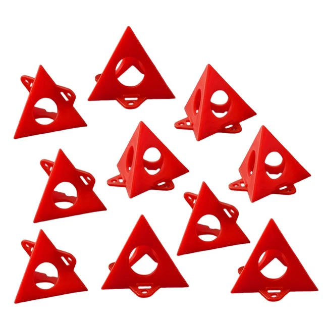 Staffa vernice cornici supporto rosso tavole di legno 10 pz tintura per pittura