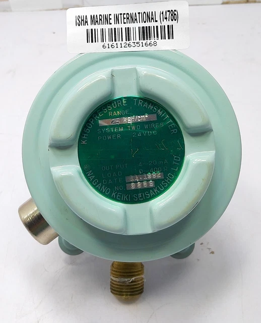 Nagano Keiki KH50 24VDC 25Kgf/Cm2 Pressure Transmitter