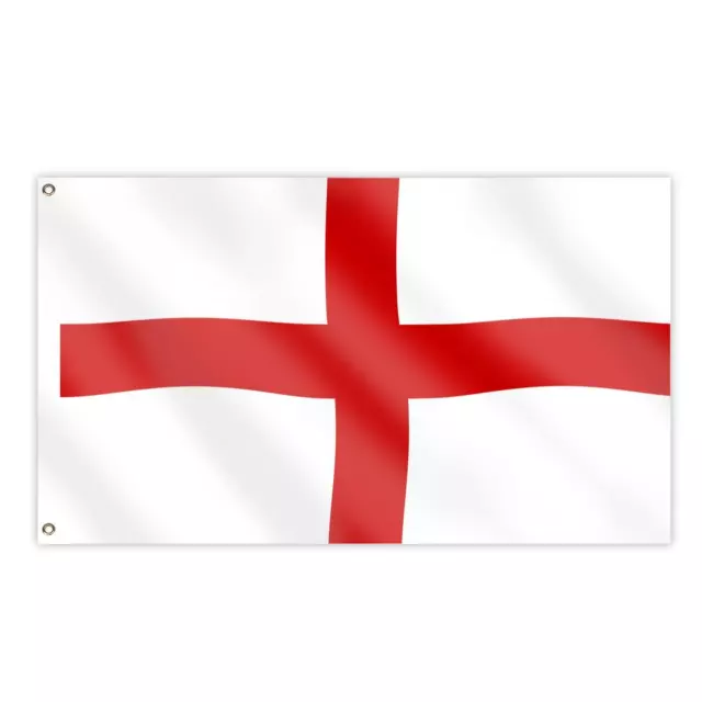 5X3FT England Flag For Cricket ST GEORGE Large English Football Sports Support 2