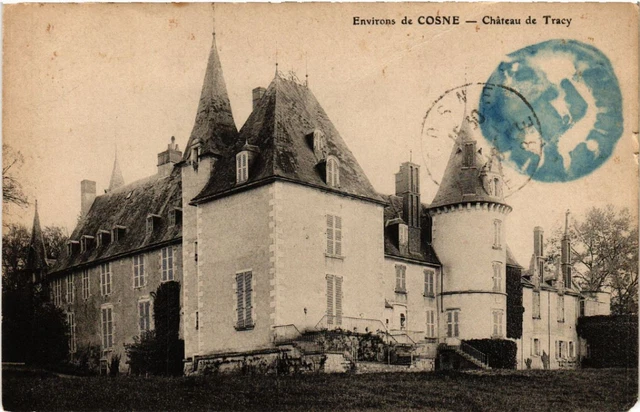 CPA AK Env. de COSNE - Chateau de TRACY (456583)