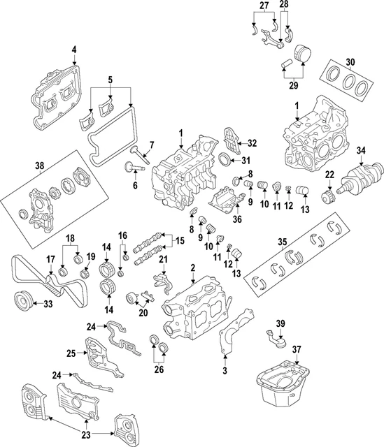 Genuine Subaru Cylinder Head 11039AC320