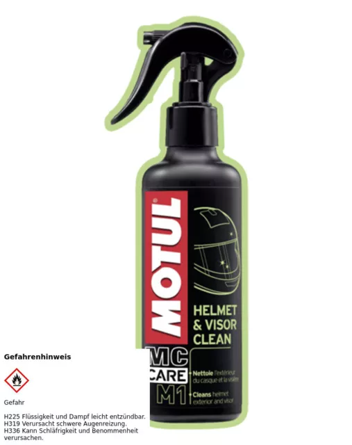 MOTUL MCCARE M1 HELMET & VISOR CLEAN HELM- VISIERREINIGER 102992 250ml