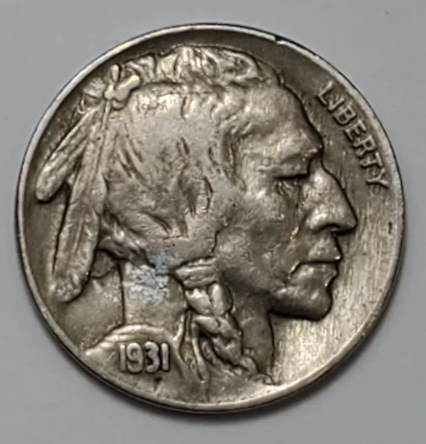 #3 Nicer Low Mintage "Extremely Fine" 1931 S Buffalo Head Nickel