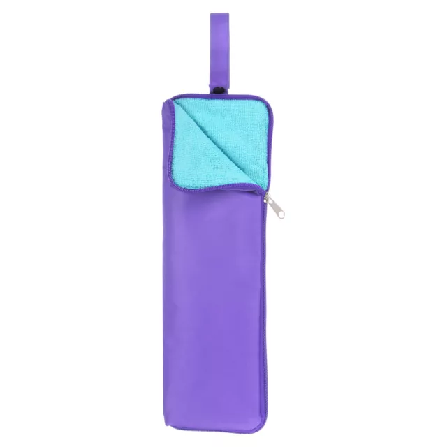 Umbrellas Bag Carry Bag 4.9"x13.4" Portable Wet Umbrella Sleeve Pouch Violet