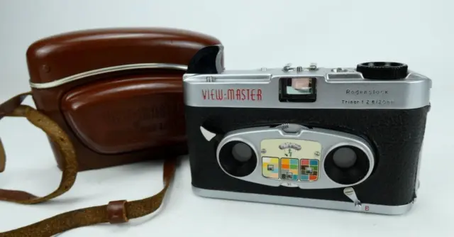 Vintage Sawyer View-master 35mm Stereo Camera c1962 with Case       #4026