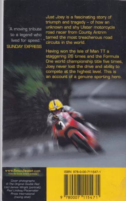 Just Joey: The Joey Dunlop Story by Jimmy Walker Book New (Paperback) 2