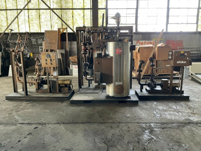 Fulton Boiler with Heater, Control Panel, Pump Skid Fulton Boiler with Heater, Control Panel, Pump Skid