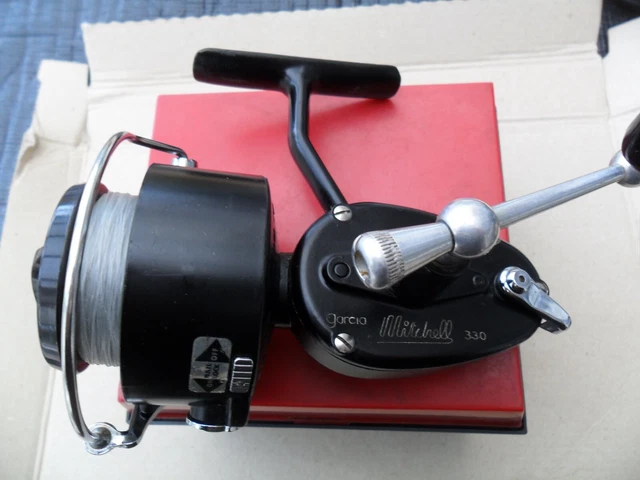Moulinet Mitchell 300 Half Bail Vintage (1946-1949) - 3ème Version Avec Boîte - Collection