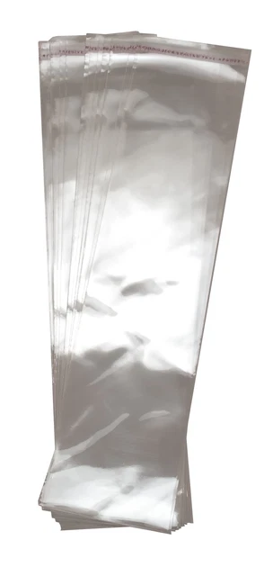 3 x 12'' inches Extra Long Safe Adhesive Self-sealing Resealable ...