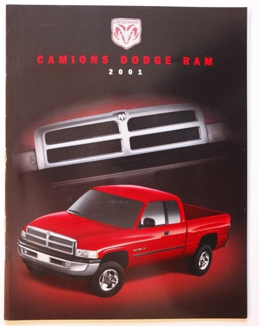 2001 DODGE RAM Dealer Brochure Catalog French Canada 12.00