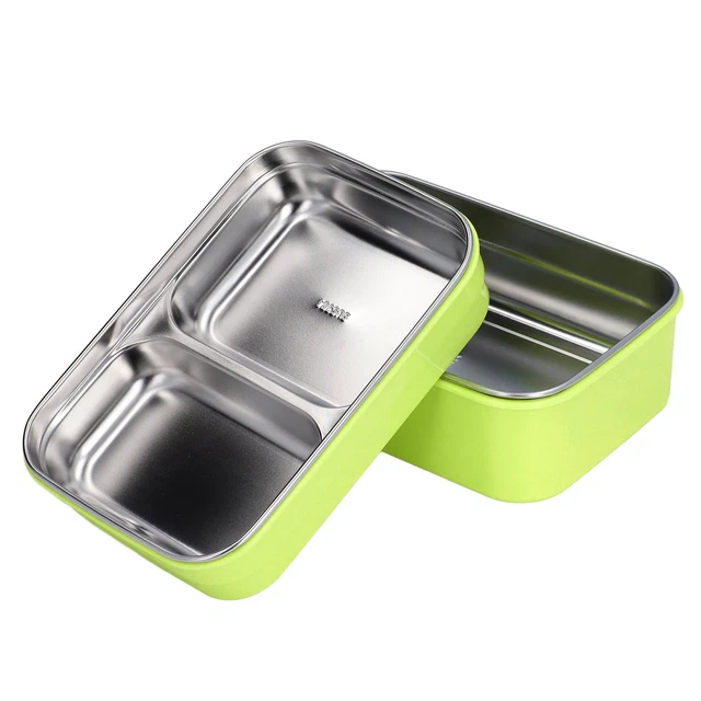 (vert) 02 015 Boîte à Lunch En Acier Inoxydable Boîte à Bento Sûre