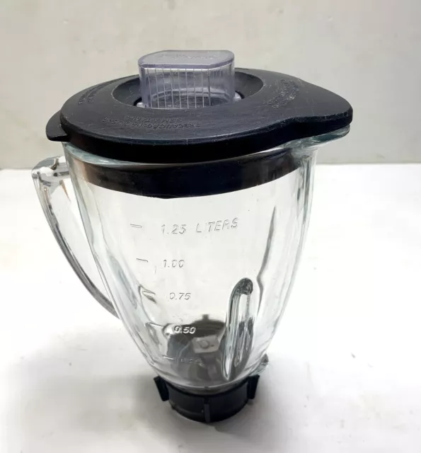 OSTER 6 Cup Round Top Piece Glass Jar with Blades Replacement Set Blender #6843